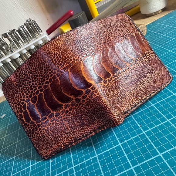 Hand made Brown Leather Wallet